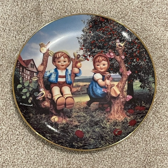 Other - M.J. Hummel "Apple Tree Boy and Girl" Plate